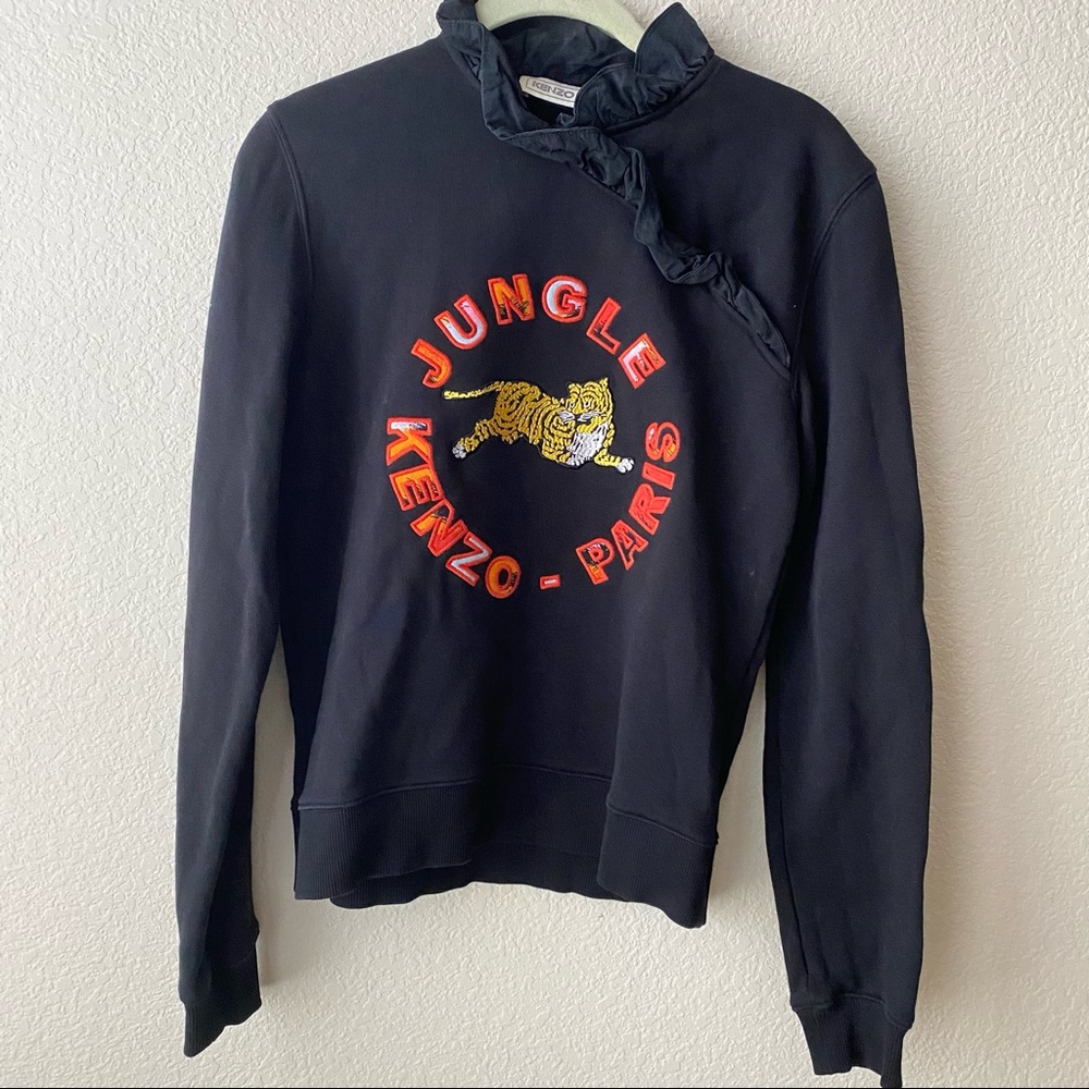 Kenzo x H&M womens Graphic Long Sleeve Sweatshirt Size Small